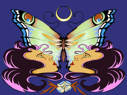 Butterfly Blues Print
